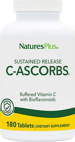 Natures Plus Vitamin C C-Ascorbs Slow Release Tablet 180   TEMPORARILY UNAVAILABLE