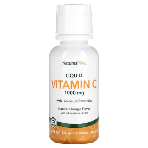 Natures Plus Vitamin C Liquid 8 Oz