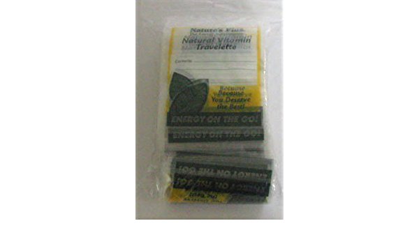 Natures Plus Vitamin Travelettes Ziplock 100