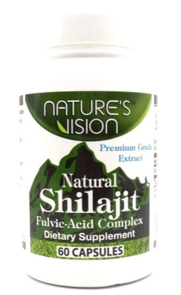 Nature's Vision Natural Shilajit 60 Capsules