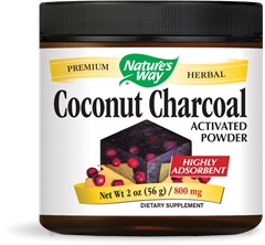 Nature's Way Coconut Charcoal (Activated Powder) 2 oz Powder