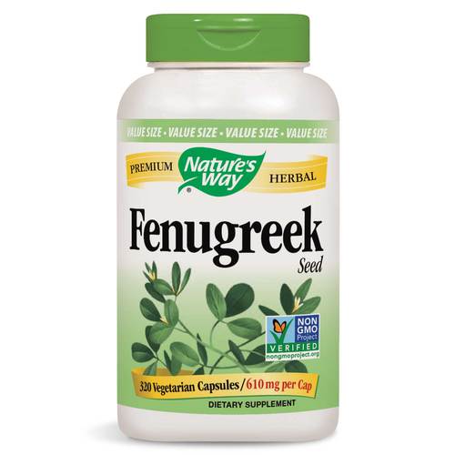 Nature's Way Fenugreek Seed  320 Vegetarian Capsules