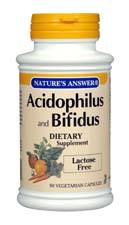 Natures Answer Acidophilus-Bifidus 90 vegicaps-UNAVAILABLE