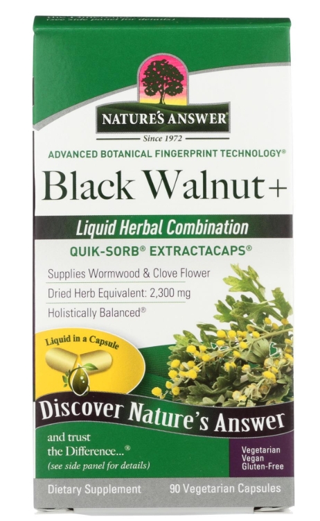 Natures Answer Black Walnut & Wormwood 90 Cap
