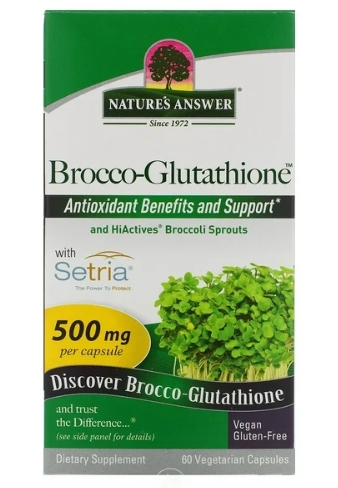 Natures Answer Brocco Gluathione 60 Cap Vegi