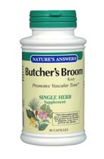 Natures Answer Butchers Broom Root 90 caps