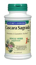Natures Answer Cascara Sagrada Bark 90 caps