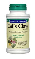 Natures Answer Cat's Claw Inner Bark 90 caps