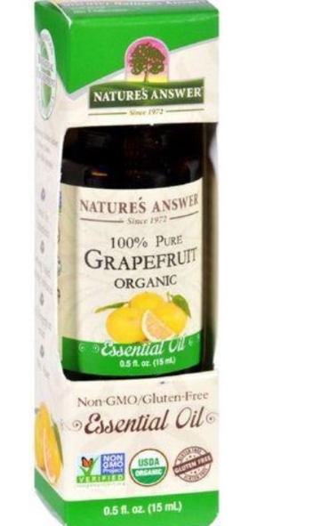 Natures Answer Essential Oil Organic Grapefruit 0.5 Oz