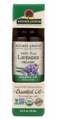 Natures Answer Essential Oil Organic Lavender 0.5 Oz