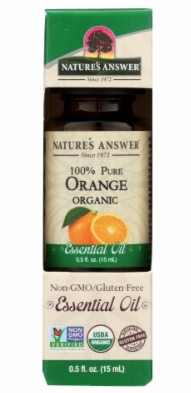 Natures Answer Essential Oil Organic Orange 0.5 Oz