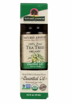 Natures Answer Essential Oil Organic Tea Tree 0.5 Oz