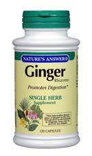 Natures Answer Ginger Rhizome 90 caps