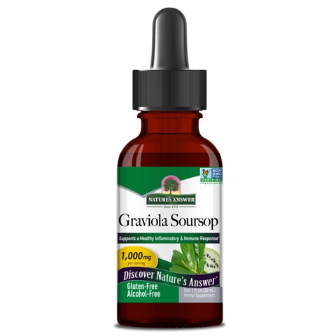 Natures Answer Graviola, Soursop (Alchohol Free) 1 fl oz