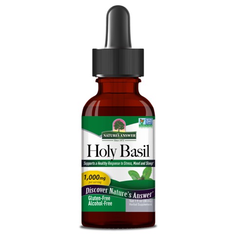 Natures Answer HOLY BASIL (Alchohol Free) 1 fl oz