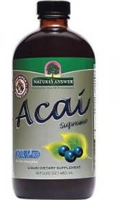 Natures Answer Liquid Acai Fruit Extract w/Orac Super 7 16 oz