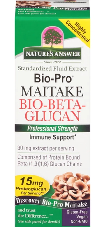 Natures Answer Maitake Bio-Beta-Glucan Grifola Frondosa 1 oz