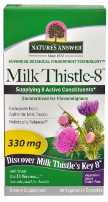 Natures Answer Milk Thistle- 8 90 vegi caps