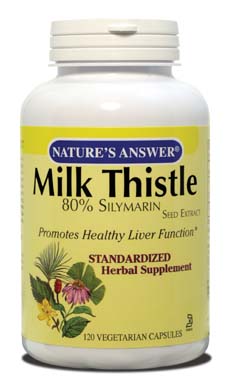 Natures Answer Milk Thistle Seed Standardized 120 Vegicap
