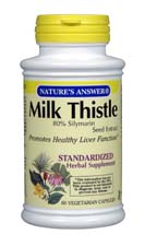 Natures Answer Milk Thistle Seed Standardized 60 vegicaps