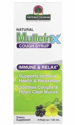 Natures Answer Mullein X Cough Immune  4 Fl Oz