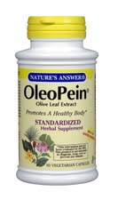 Natures Answer Oleopein Olive Leaf Standardized 60 vegicaps