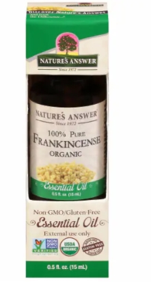 Natures Answer Organic Frankincense Essential Oil 0.5 oz.