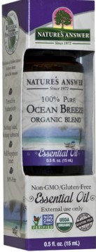 Natures Answer Organic Ocean Breeze Cooling Essential Oil Blend 0.5 oz.