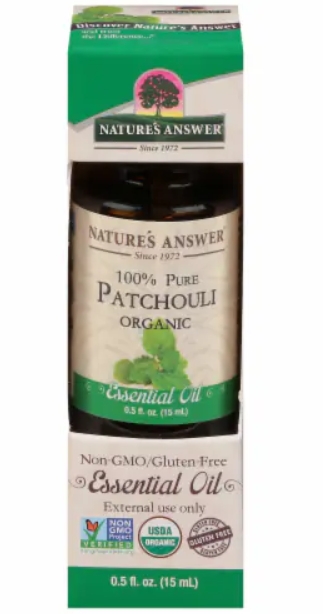 Natures Answer Organic Patchouli Essential Oil 0.5 oz.