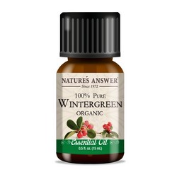 Natures Answer Organic Wintergreen Essential Oil 0.5 oz.