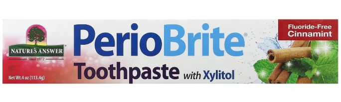 Natures Answer Periobrite Toothpaste Cinnamint 4 Oz