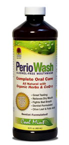 Natures Answer PerioWash Mouthwash Cool Mint 16 oz