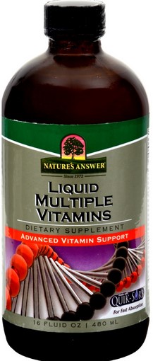 Natures Answer Platinum Multiple Vitamins 16 oz