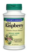 Natures Answer Red Raspberry Leaf 90 caps