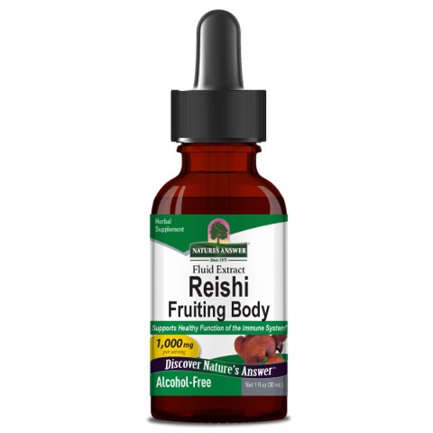 Natures Answer Reishi Mushroom Extract (Alchohol Free) 1 fl oz