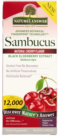 Natures Answer Sambucus,Cherry Flavor                                       8FZ