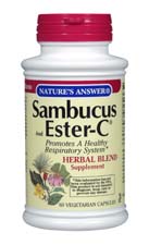 Natures Answer Sambucus & Ester-C 60 vegicaps