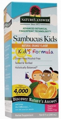 Natures Answer Sambucus,Kids,Orange                                         8FZ