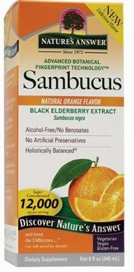 Natures Answer Sambucus,Orange Flavor 8FZ