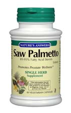 Natures Answer Saw Palmetto Berry Extract 120 vegicaps