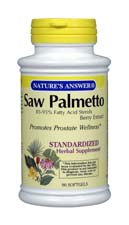 Natures Answer Saw Palmetto Berry Standardized 90 softgels