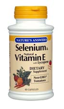 Natures Answer Selenium/Natural Vitamin E w/Lycopene 60 caps-UNAVAILABLE