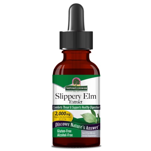 Natures Answer Slippery Elm Extract (Alchohol Free) 2 fl oz