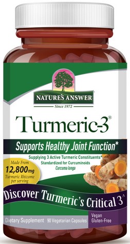 Natures Answer Turmeric-3 90 VegiCaps