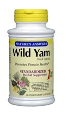 Natures Answer Wild Yam Root Standardized 60 vegicaps