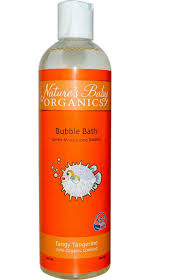 Natures Baby Bubble Bath Tangy Tangerine 12 oz