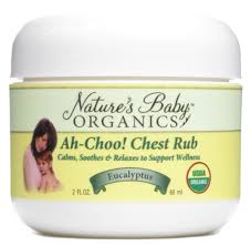 Natures Baby Chest Rub Organic Ah-Choo! Eucalyptus 2 oz