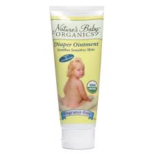 Natures Baby Diaper Ointment All Natural Fragrance Free 4 oz