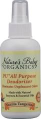 Natures Baby Diaper PU Pail Deodorizer Vanilla Tangerine 4 oz