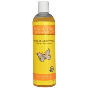 Natures Baby Shampoo & Body Wash Vanilla/Tangerine 12 oz